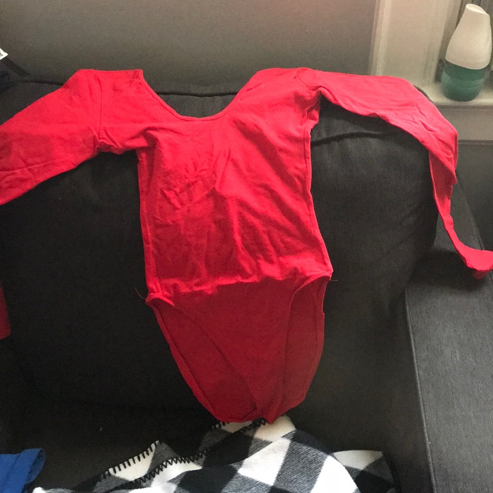 Red bodysuit
